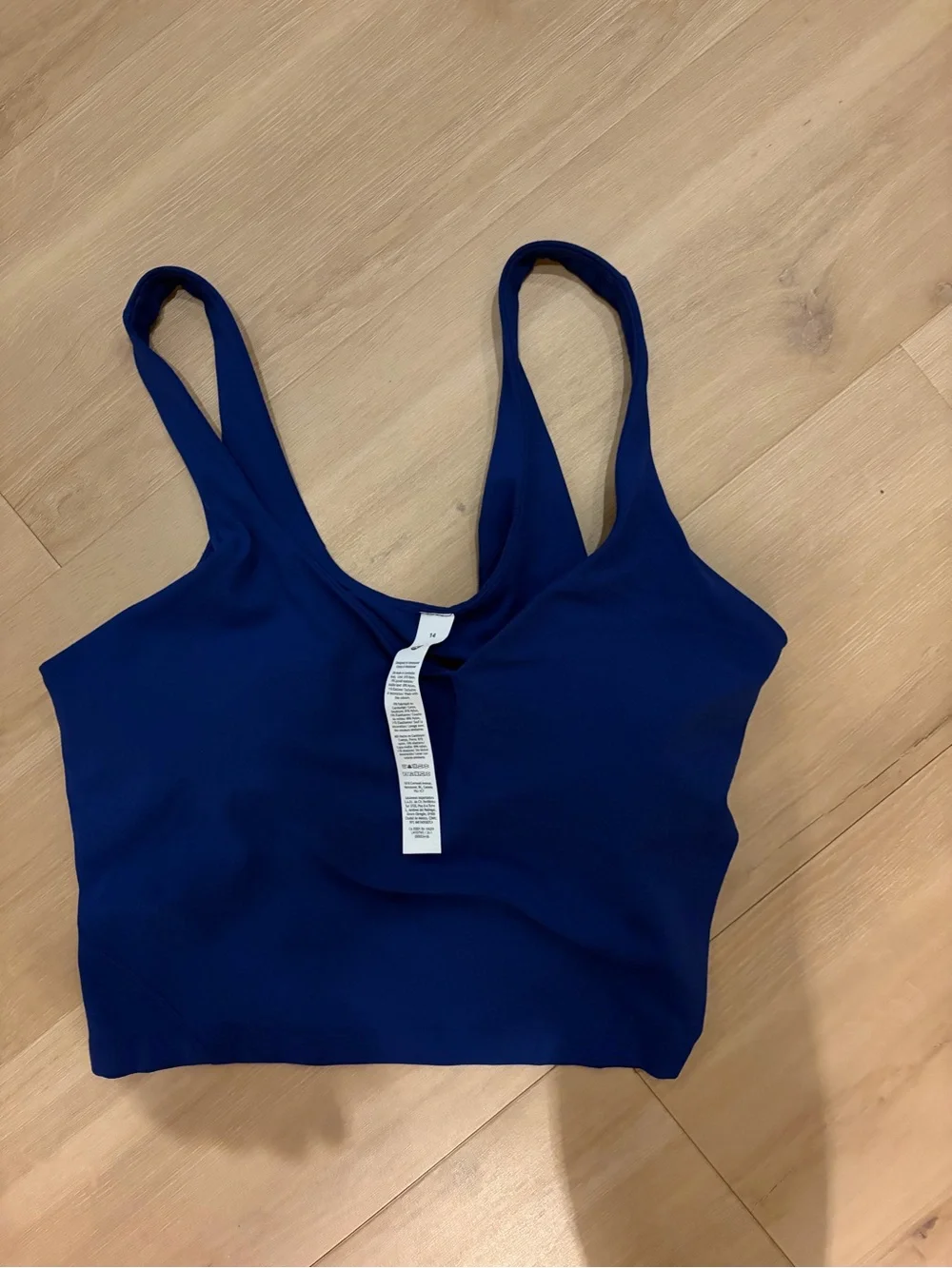 Lululemon NWOT  Beach Ball Blue Align Tank Top